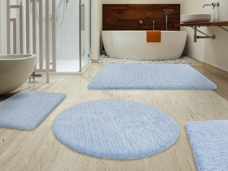 It is advisable to leave the carpet all night in a large basin in water with a little bleach