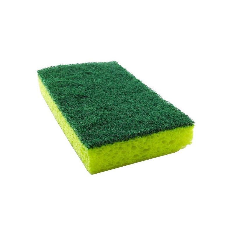 Clean stains with a sturdy scouring pad