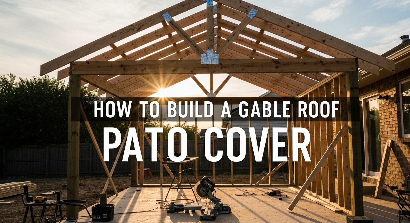 How long does it take to build a gable roof patio cover
