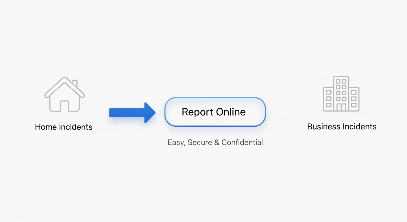 Digital workplace safety incident reporting dashboard interface